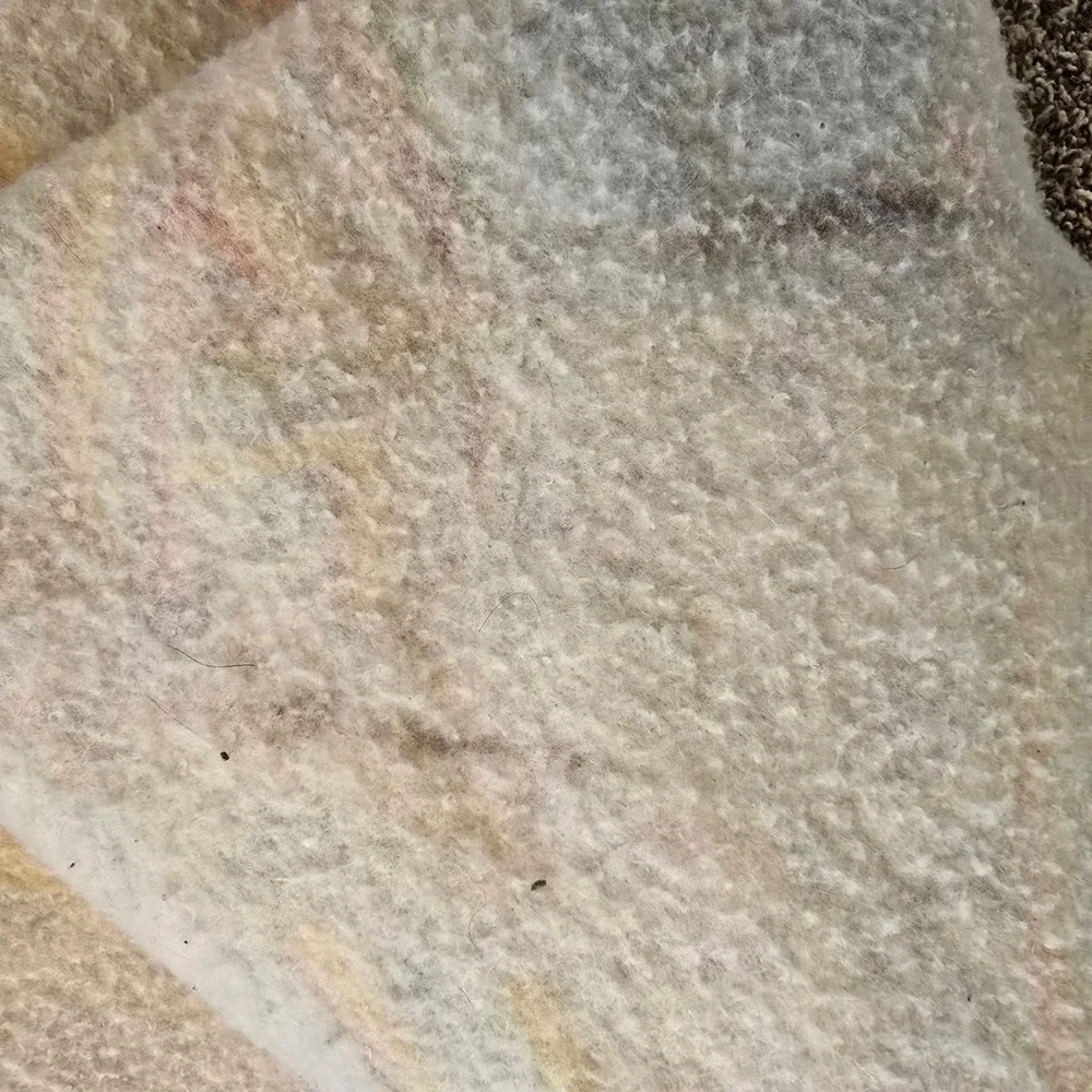 VintageUnicorn‎ Rainbow Fleece Blanket Blue Twin Large Throw 86x72
